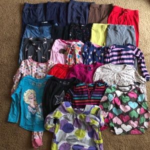 Lot of 4T Spring/Fall Girls Clothes